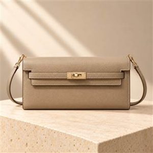 Kelly To Go handbag on warm ivory limestone