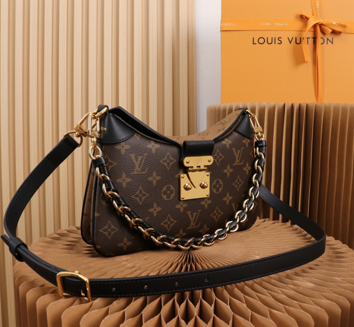 LV M46659 LV Twinny Bag | Monogram and Reverse Canvas