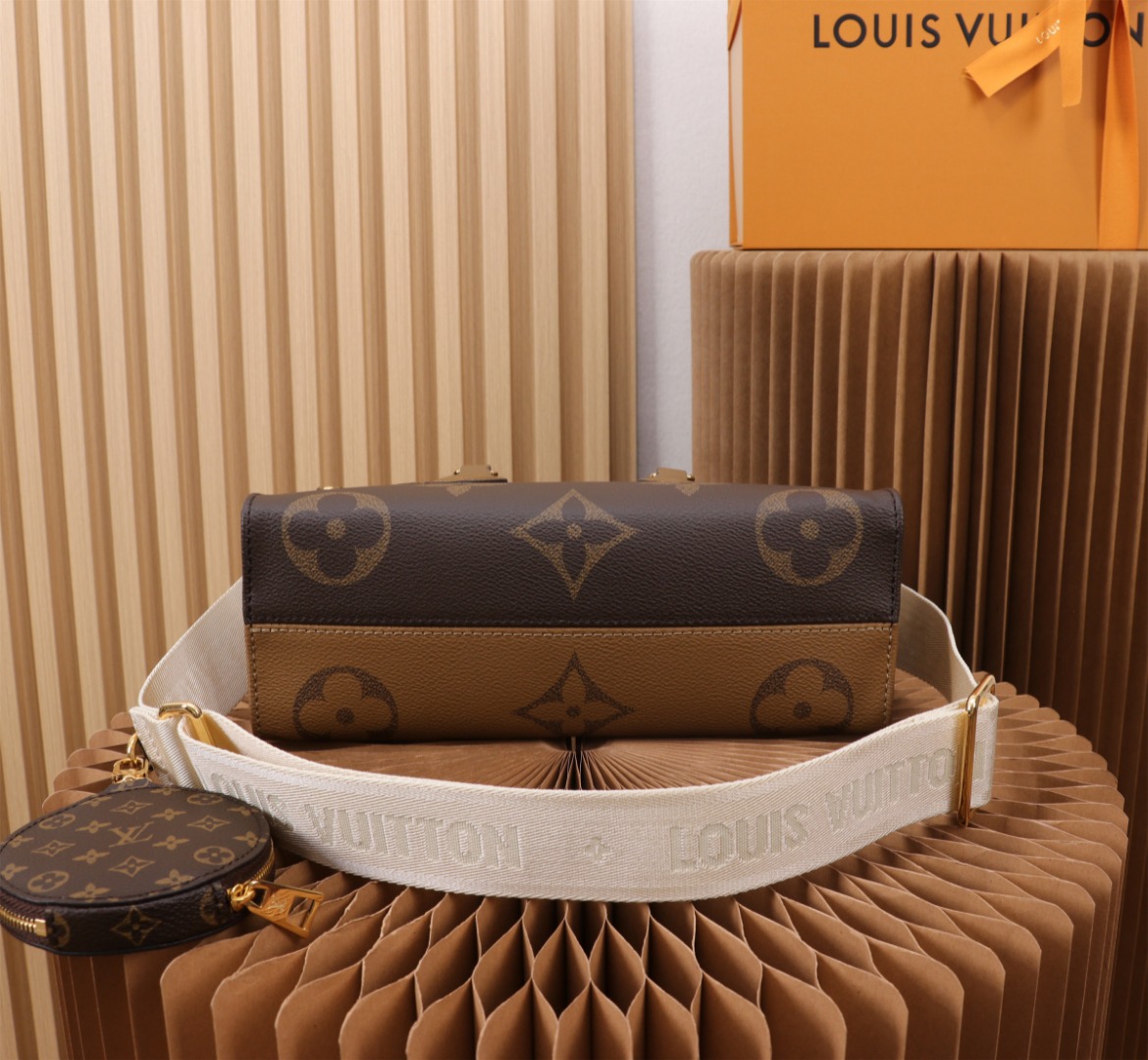 LV M46653 OnTheGo East West Bag | Giant Monogram and Reverse Canvas - 图片 4